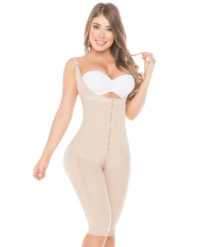 Fajas Salome Women Post-Op Full Body Shaper with Zipper Shapewear