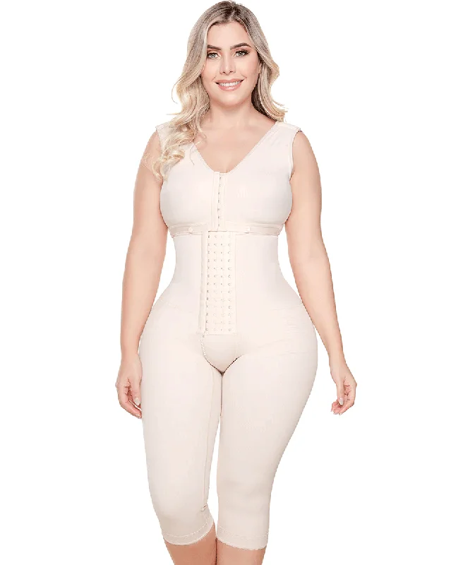 Fajas Sonryse Colombian Full Body Shaper for Post-Op with Built-in Bra