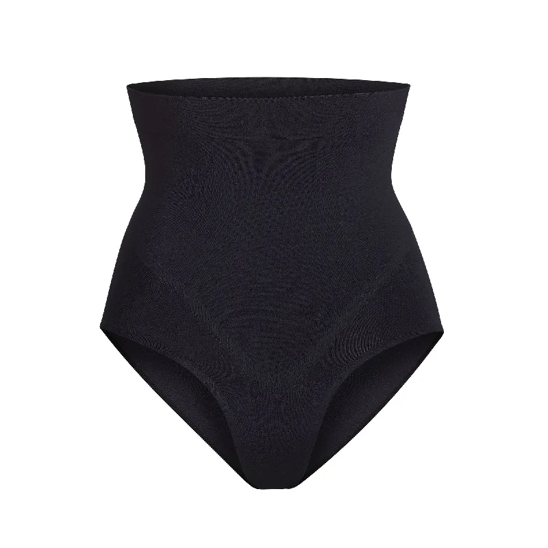 HIGH WAISTED BONDED BRIEF | ONYX