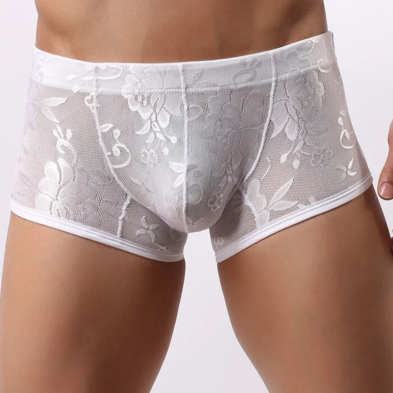 Men's Floral Lace Boxer Brief