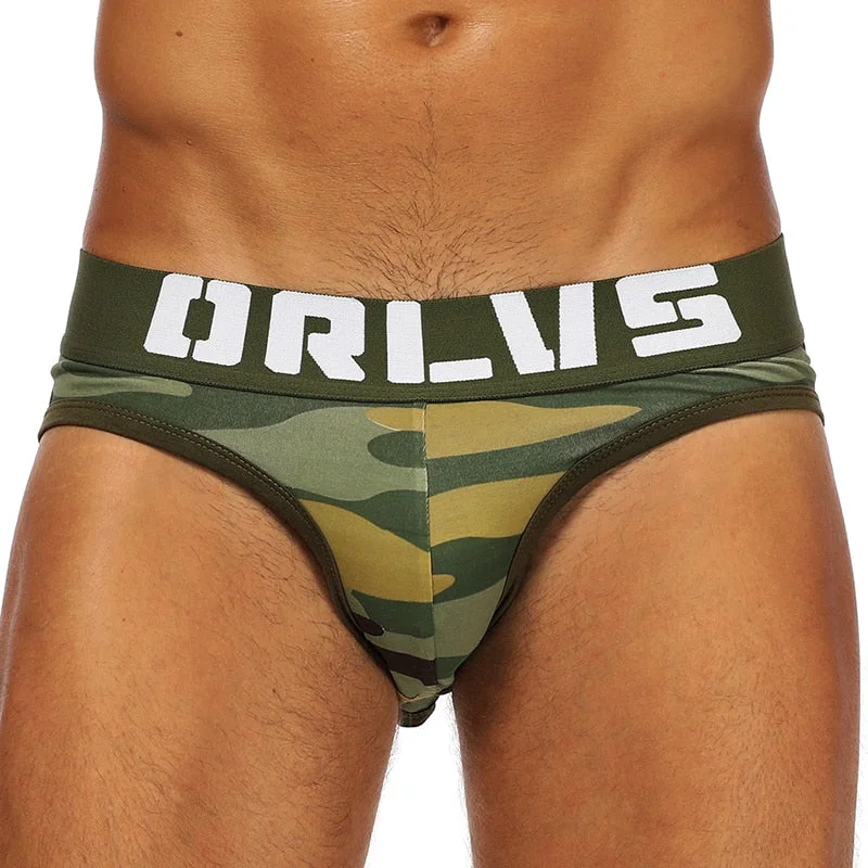 Men's ORLVS Camo BriefJock Jockstrap