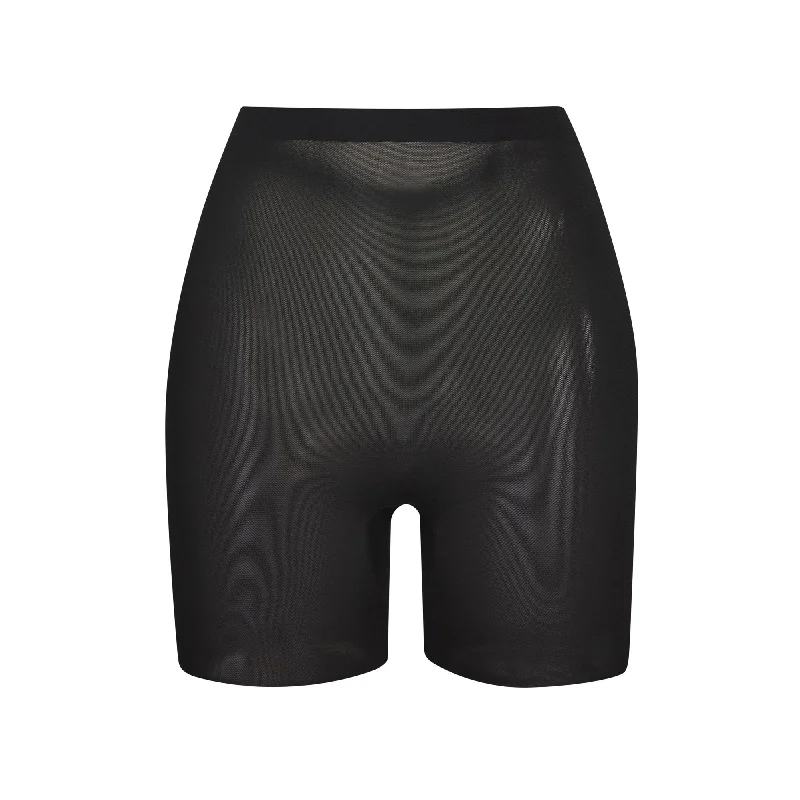 SHEER SCULPT LOW BACK SHORT | ONYX